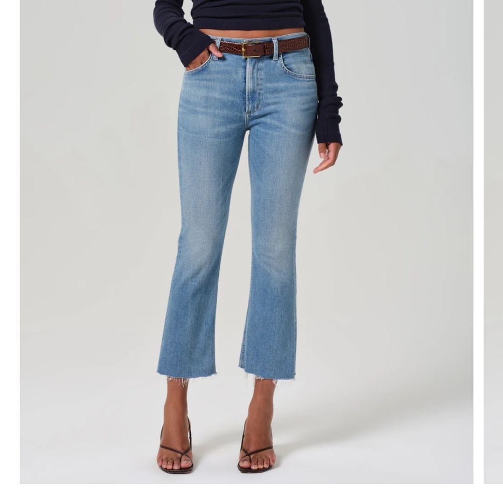 Citizens of Humanity Demi cropped mini flare jeans